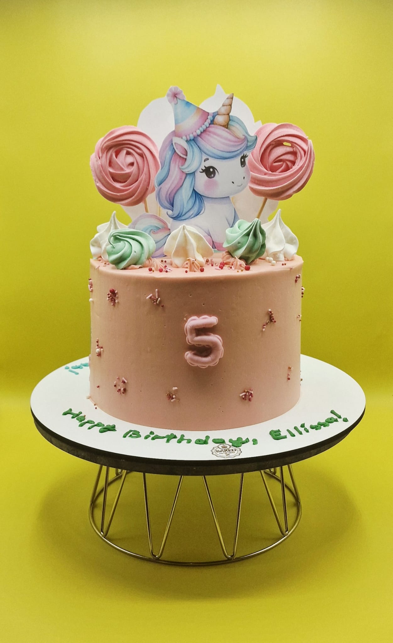 Bespoke custom celebration cake for Girls & Fairytales handcrafted by Nicoleta